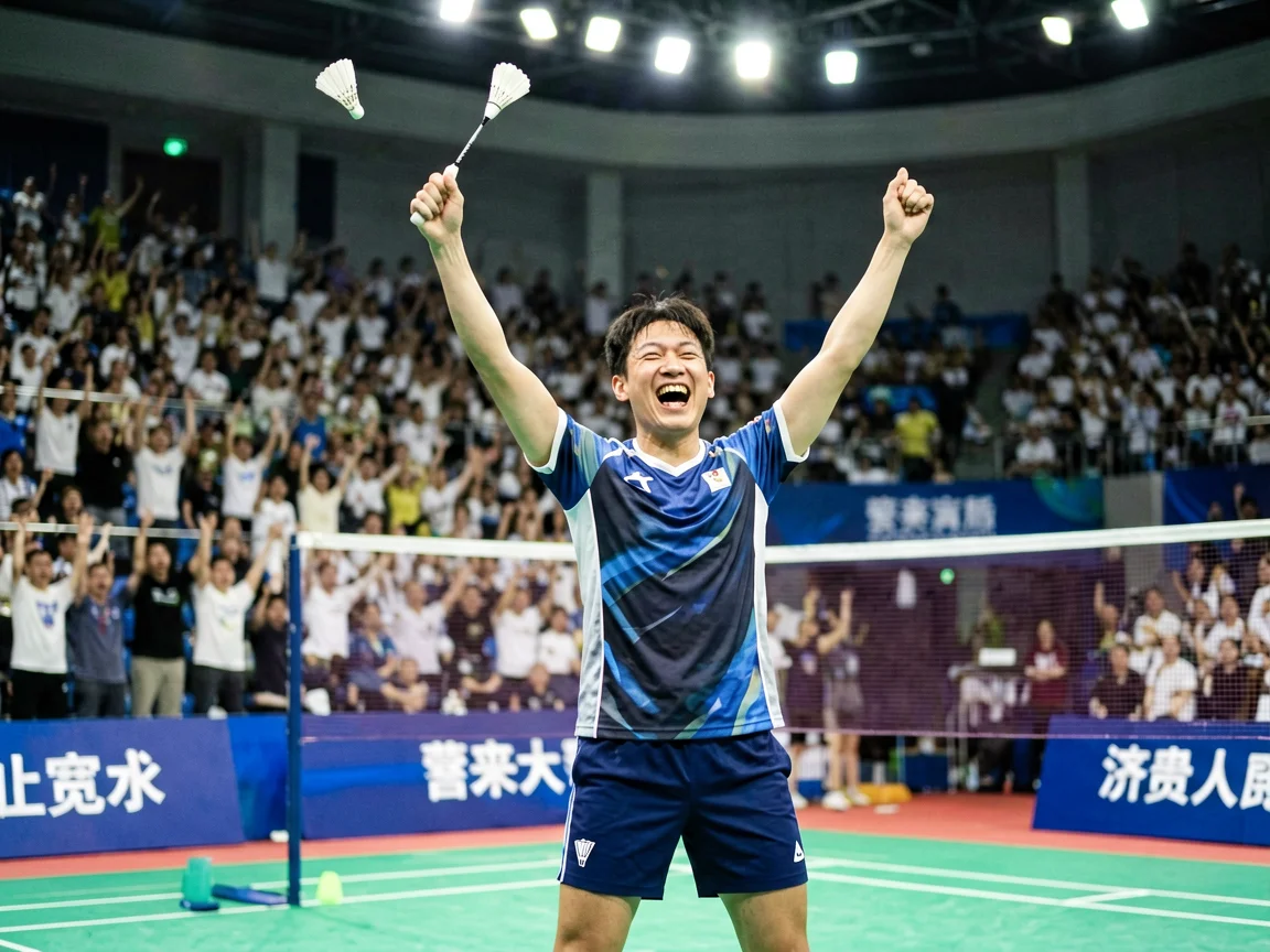 羽毛球名将夺冠时刻Victor